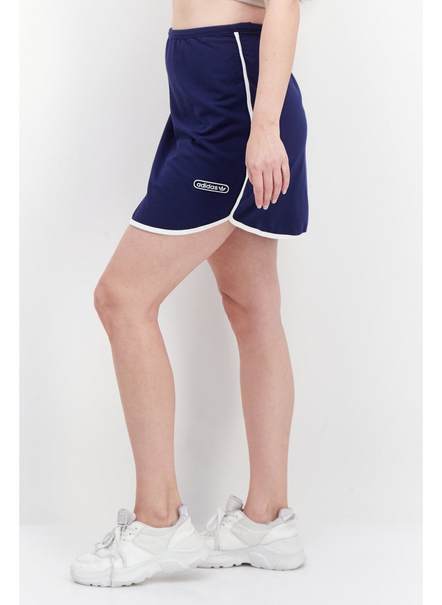 Women Sportswear Fit Training Skirt, Navy Blue