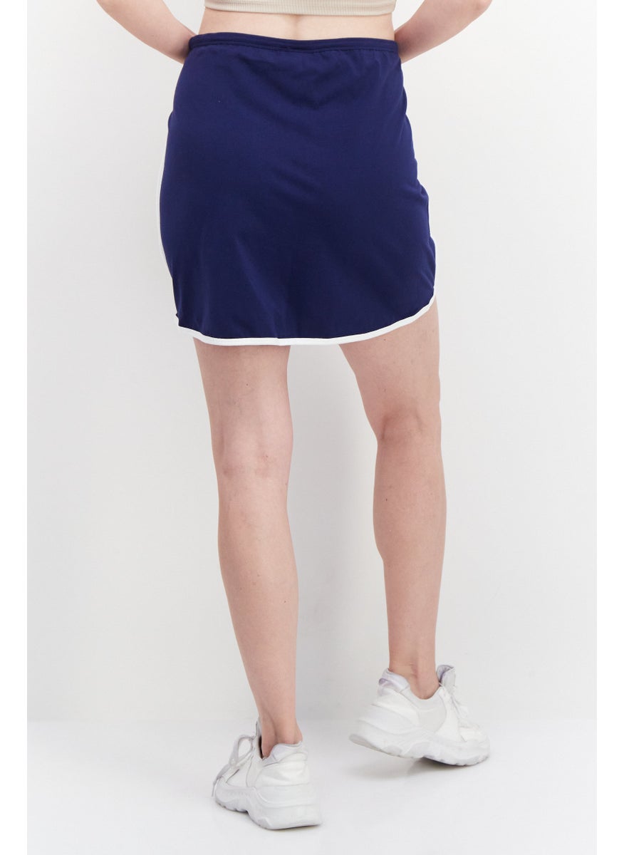 Women Sportswear Fit Training Skirt, Navy Blue