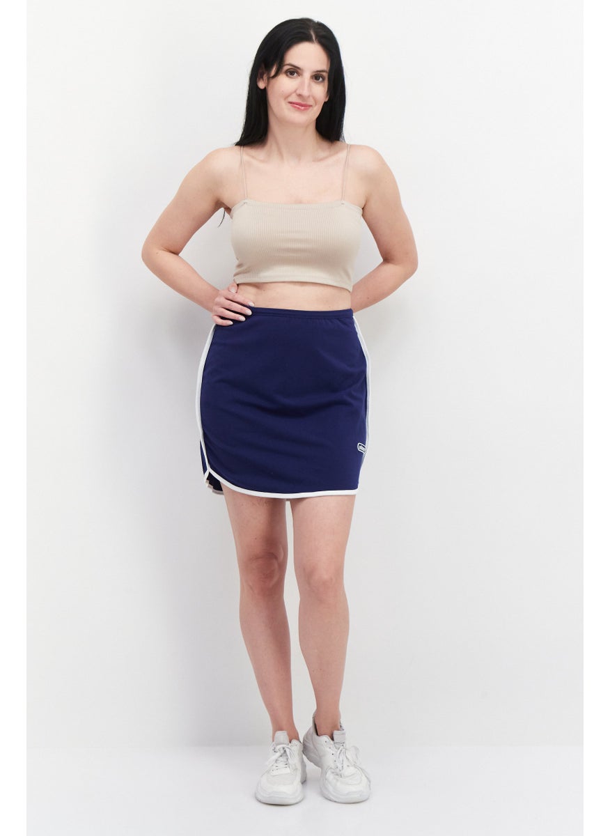 Women Sportswear Fit Training Skirt, Navy Blue