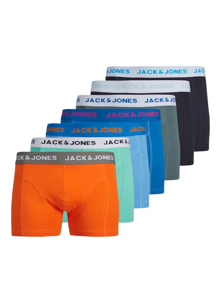7 Pack Jaccarl Solid Trunks
