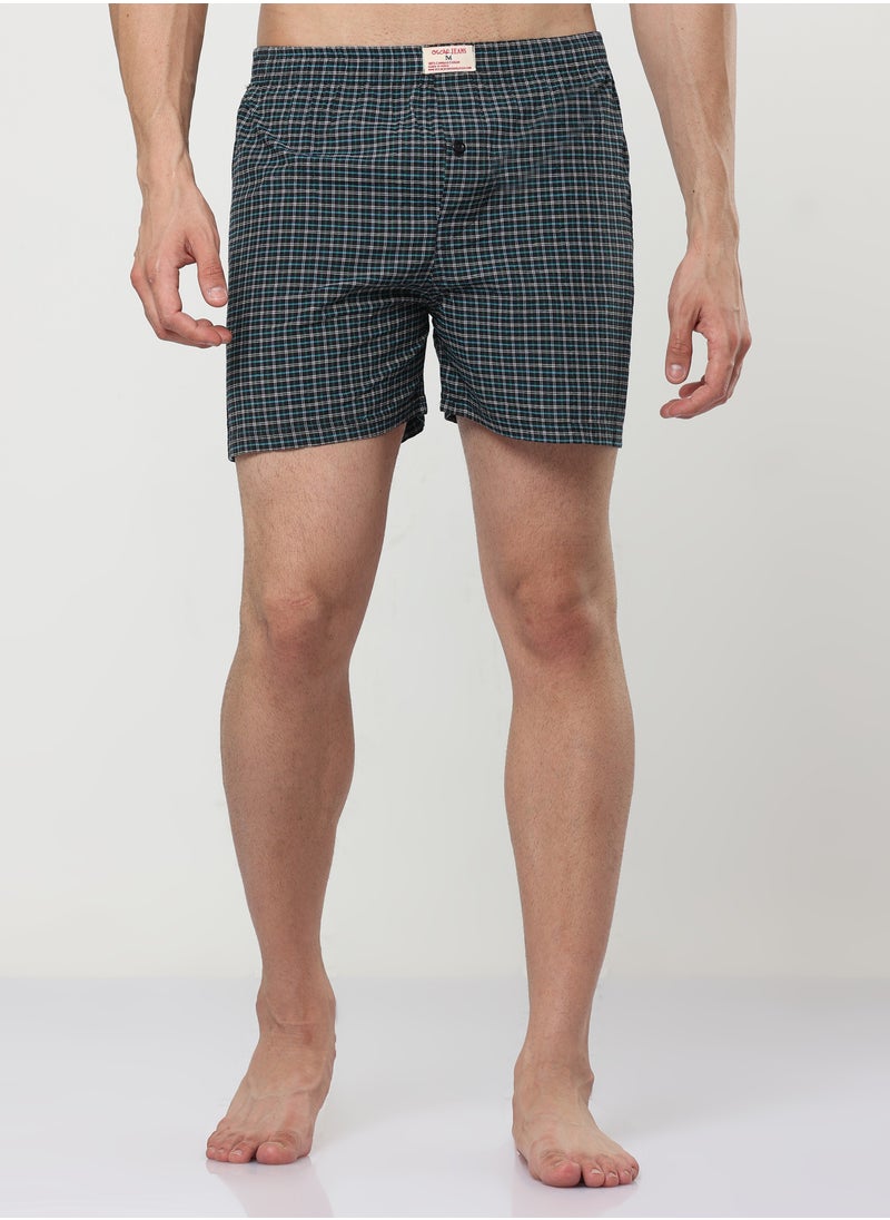 6 Pack Cotton Rich Woven Boxers Loose Fit