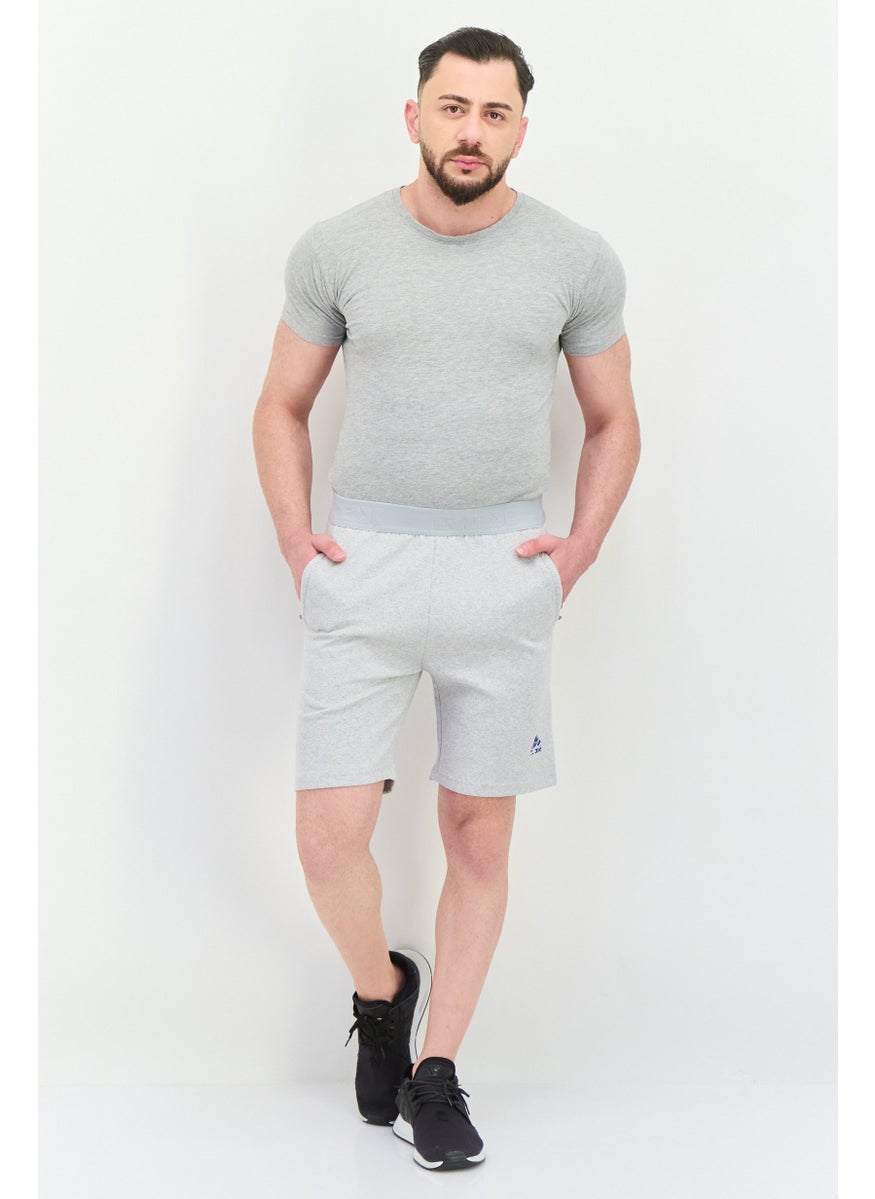 Men Sportswear Fit Training Shorts, Grey