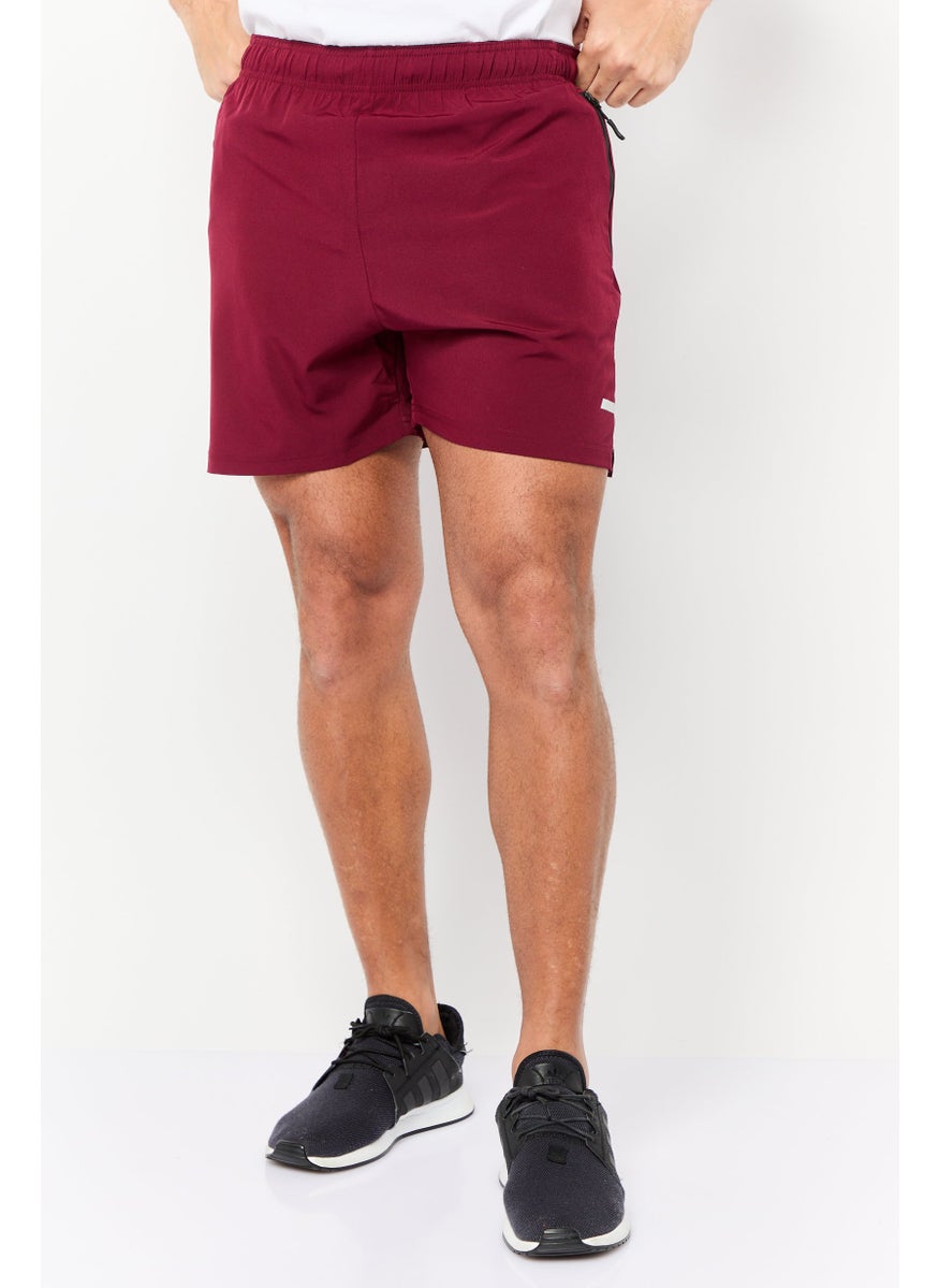 Men Sportswear Fit 5 Inseam Training Shorts, Maroon