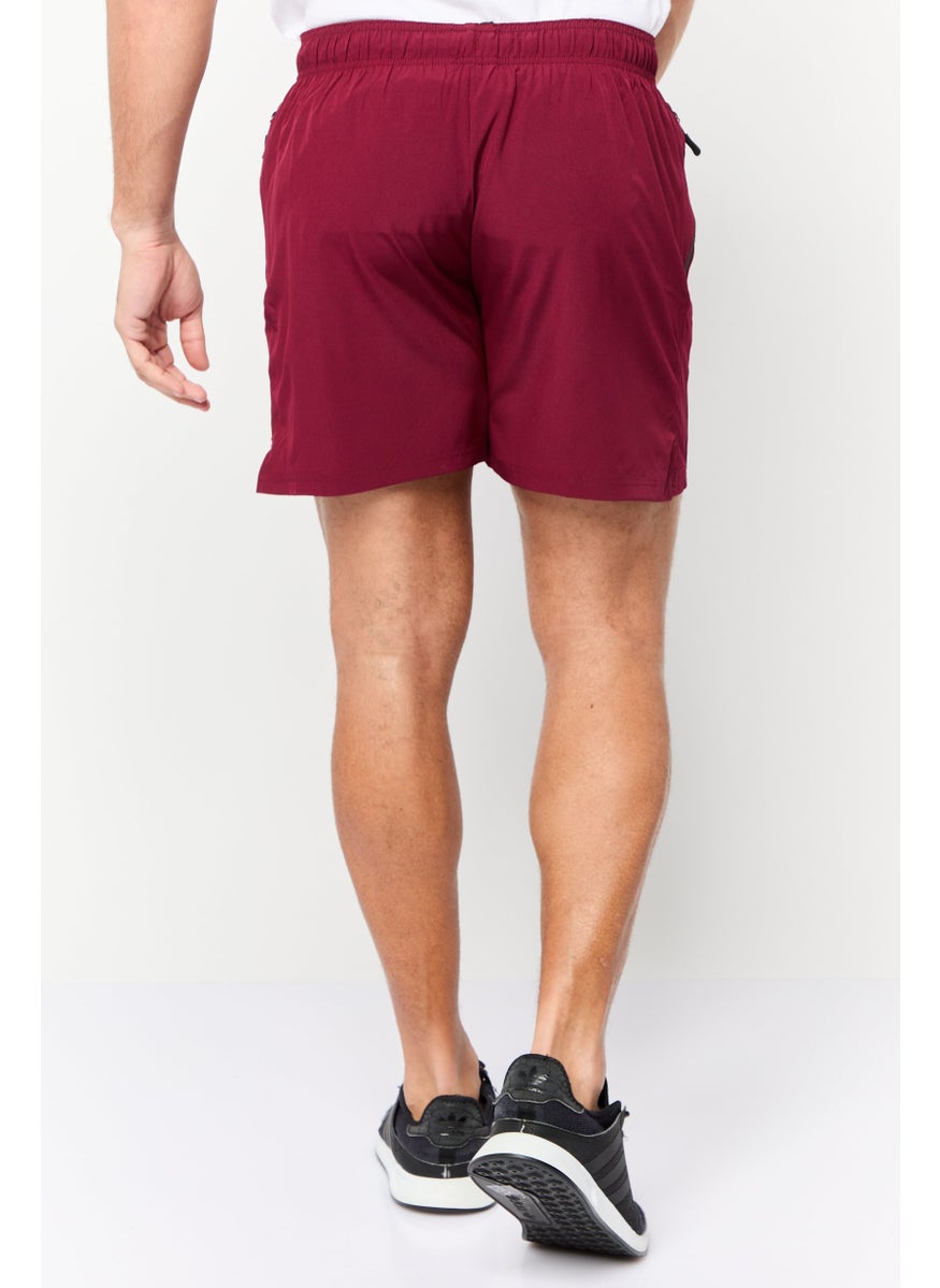 Men Sportswear Fit 5 Inseam Training Shorts, Maroon