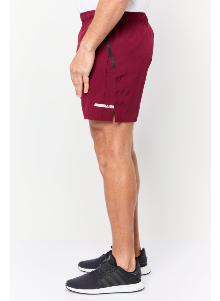 Men Sportswear Fit 5 Inseam Training Shorts, Maroon