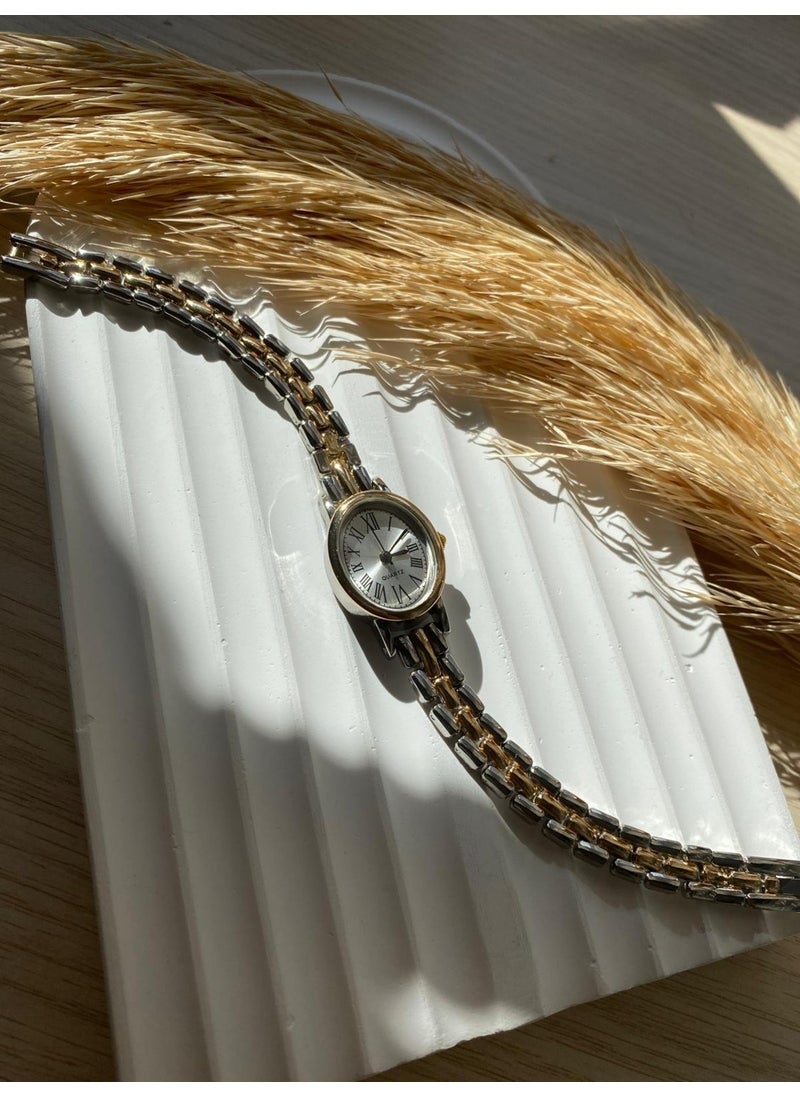 Bs Still Vintage Women's Wristwatch Retro Minimal Bead Model 1 Piece