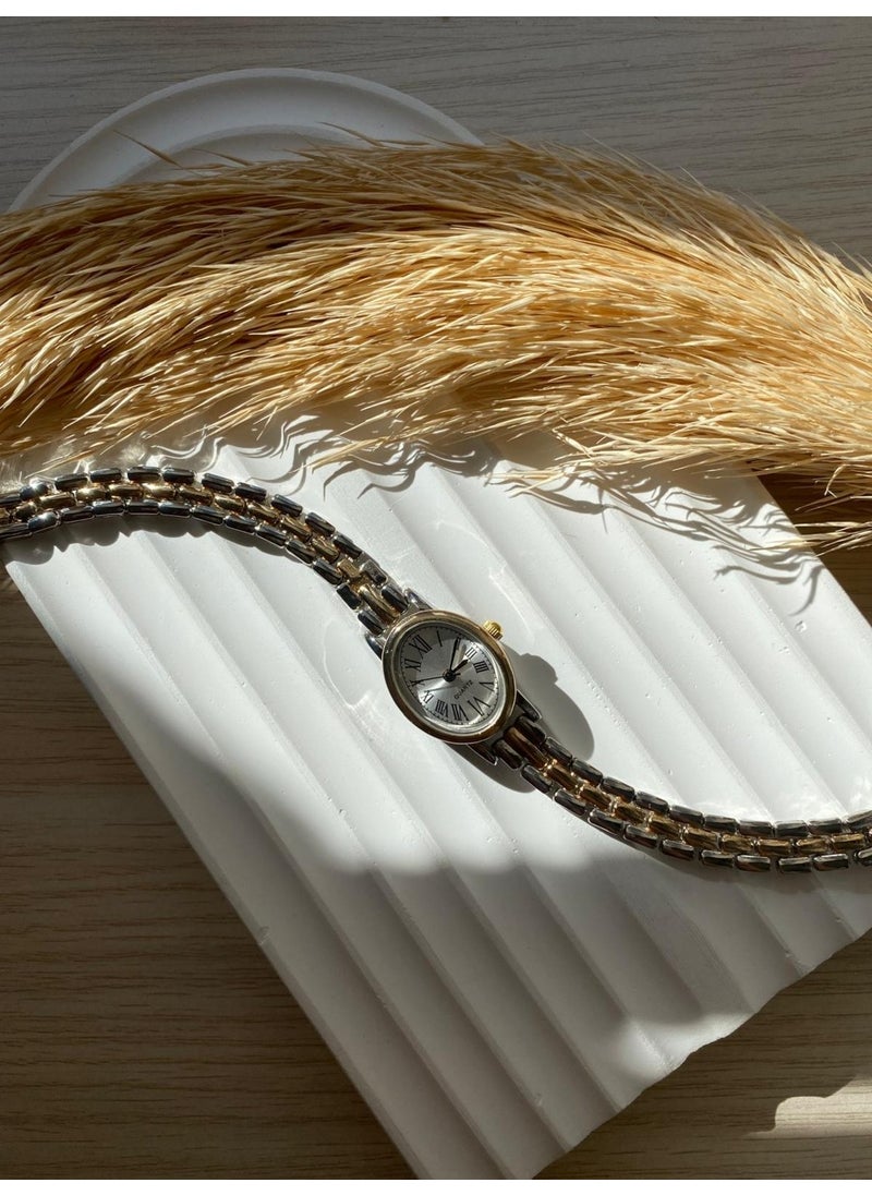 Bs Still Vintage Women's Wristwatch Retro Minimal Bead Model 1 Piece