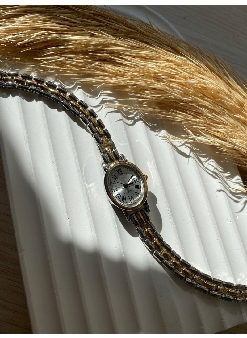 Bs Still Vintage Women's Wristwatch Retro Minimal Bead Model 1 Piece