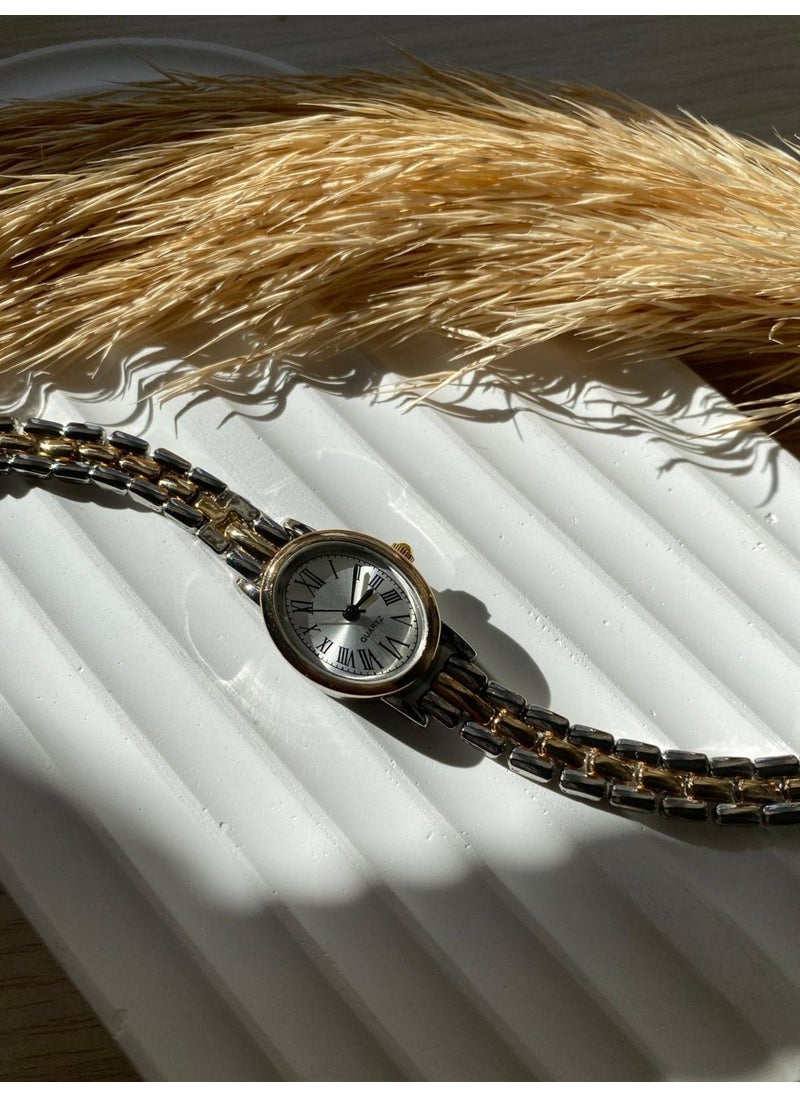 Bs Still Vintage Women's Wristwatch Retro Minimal Bead Model 1 Piece