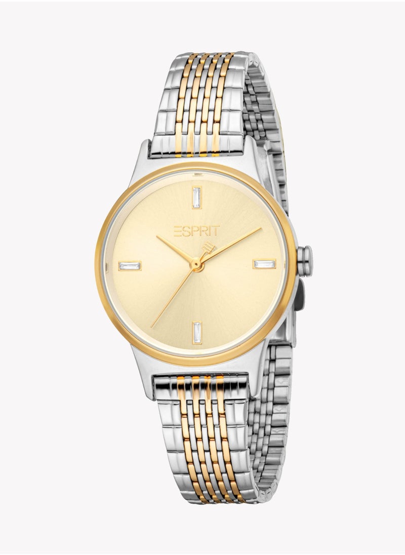 ESPRIT Women's Silver & Gold Watch | ES1L519M0045