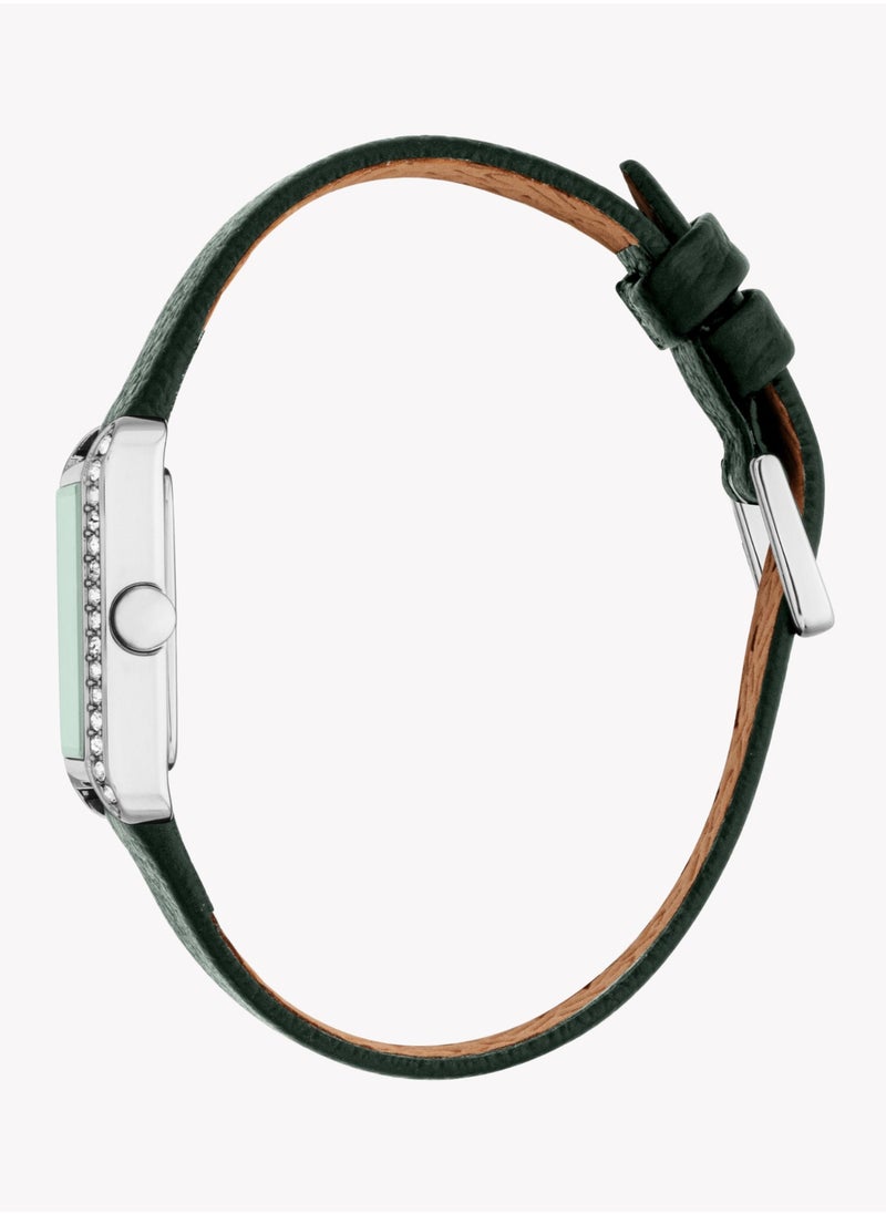 ESPRIT Women's Silver/Green Watch | ES1L512L0015
