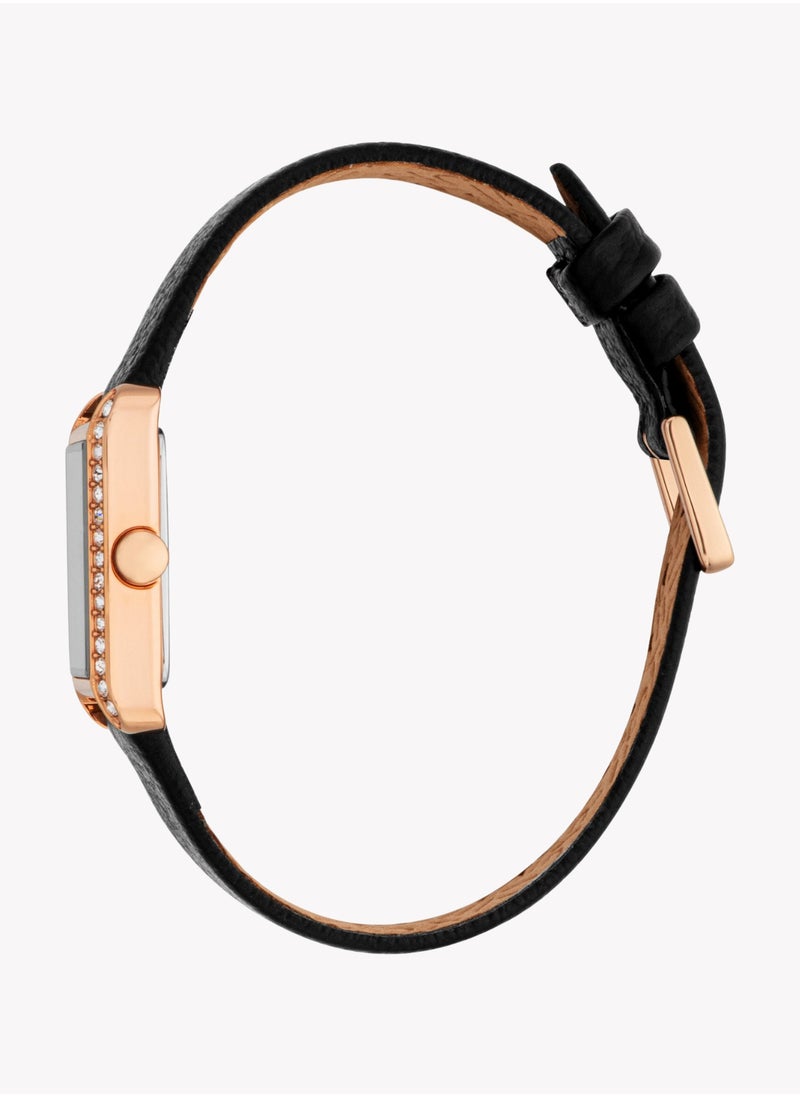ESPRIT Women's Rose Gold/Black Watch | ES1L512L0025