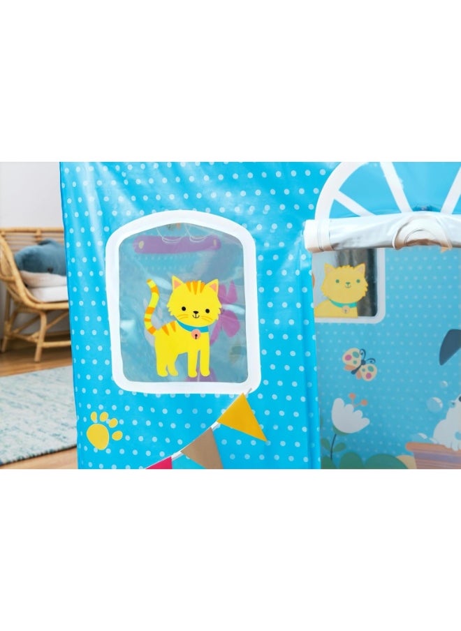 Kids Pop-Up Pet House Tent – Animal-Themed Indoor Playhouse with Colorful Design, Foldable & Lightweight Play Tent for Toddlers, Preschoolers & Boys/Girls – Portable Toy House for Fun & Learning