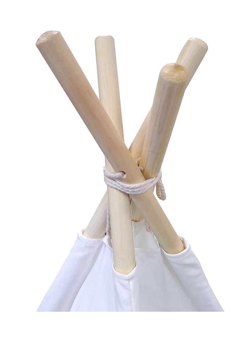 Starry White Pop-Up Teepee Tent