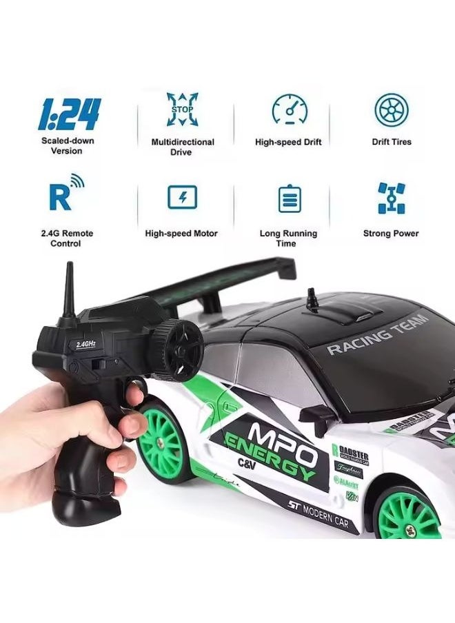 High Speed Drift Rc Car 4WD Toy Remote Control Vehicle Car Remote Control High Speed ​​Drifting Tire Racing Sport Toy for Adults and Kids Boys Girls Best Gift