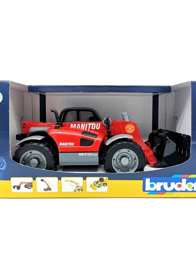 Bruder Manitou Telescopic Loader MLT Truck (1:16, Red)