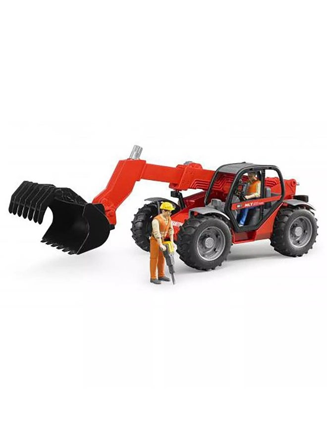 Bruder Manitou Telescopic Loader MLT Truck (1:16, Red)