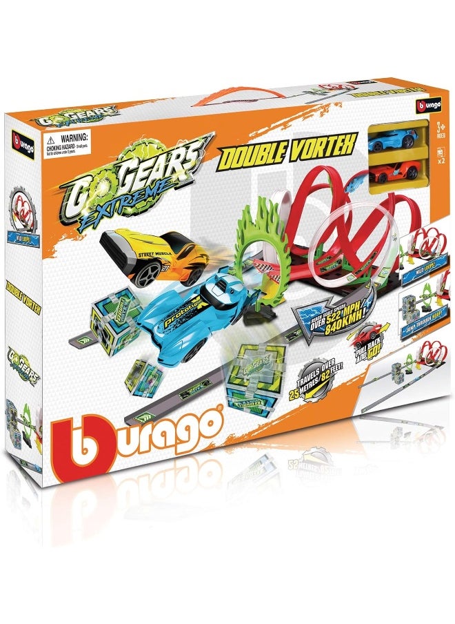 Bburago Go Gears Extreme Double Vortex Playset