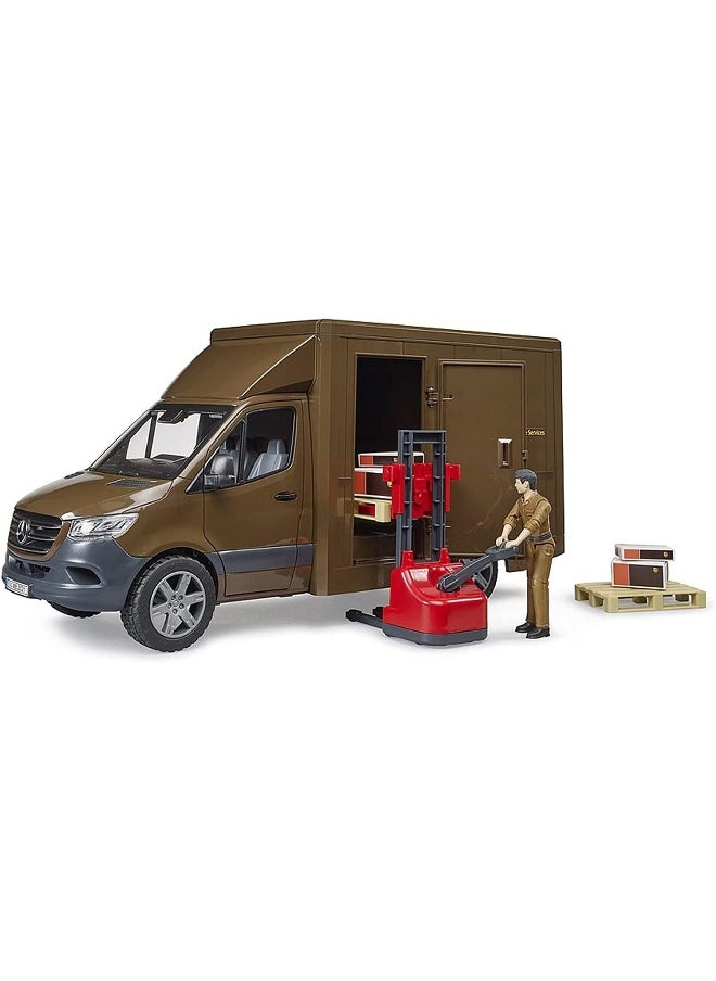 Bruder Mercedes Benz Sprinter UPS Truck with Driver Playset (1:16)