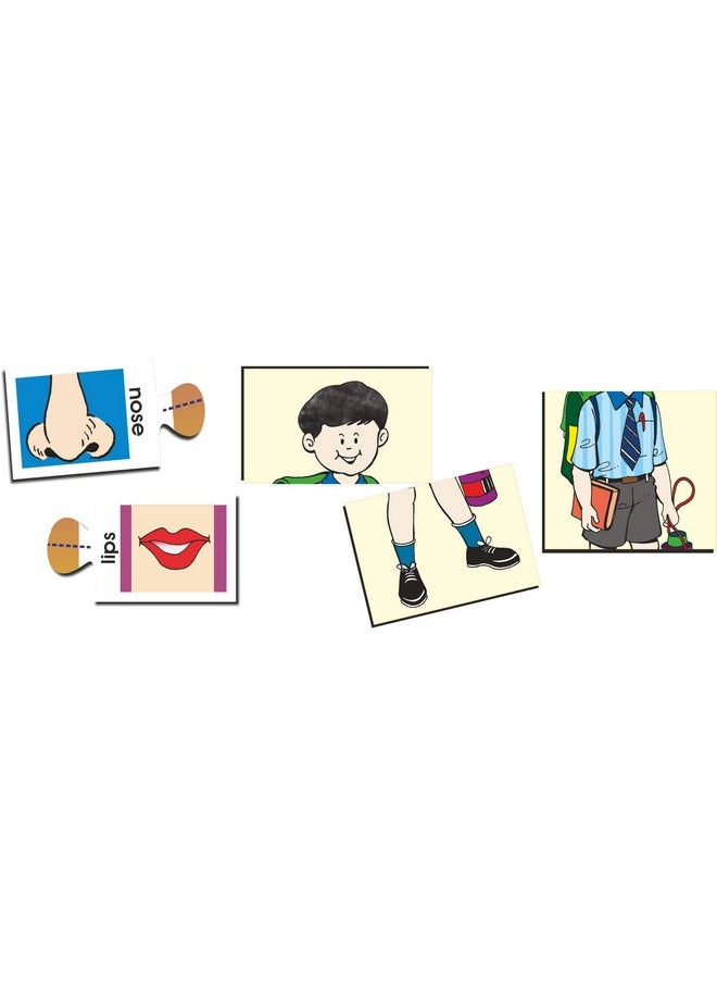 Creative Educational Aids P. Ltd.-Cre0690 Body Parts Puzzle (Multi-Color), Kid
