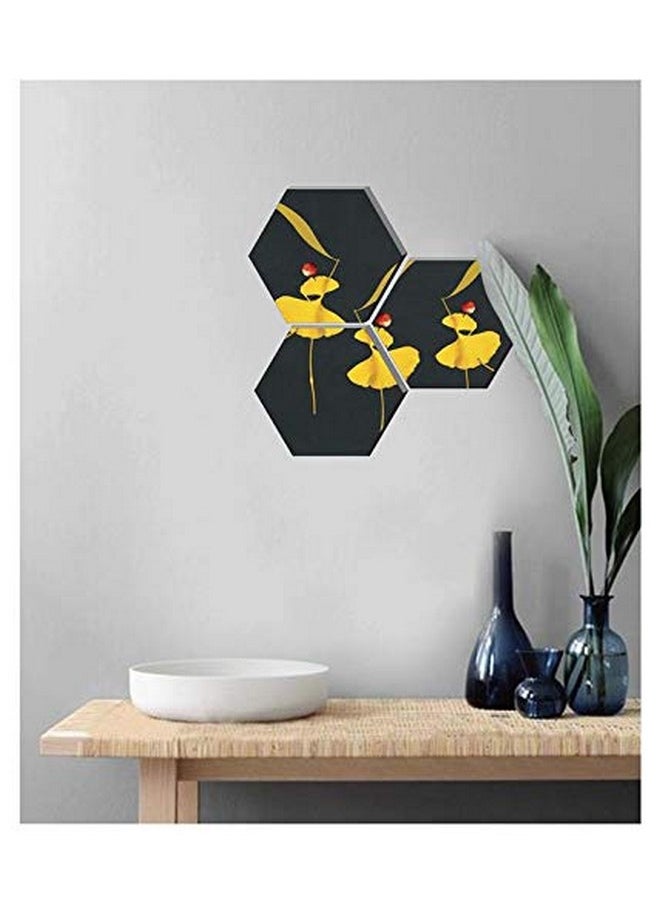 SAF paintings 6MM MDF Hexagon Modern Art Designer Painting Digital Reprint 21 inch x 21 inch Painting () SANFHX79
