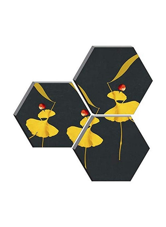 SAF paintings 6MM MDF Hexagon Modern Art Designer Painting Digital Reprint 21 inch x 21 inch Painting () SANFHX79