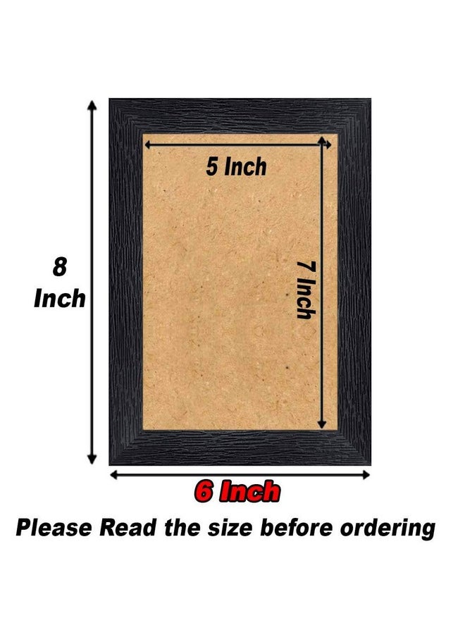 pnf Poster And Frames Sai Baba Wooden Photo Frame With Acrylic Sheet | For Living, Pooja Room | Home Decoration Item | Best Gifting Option (8x6inch) 203221