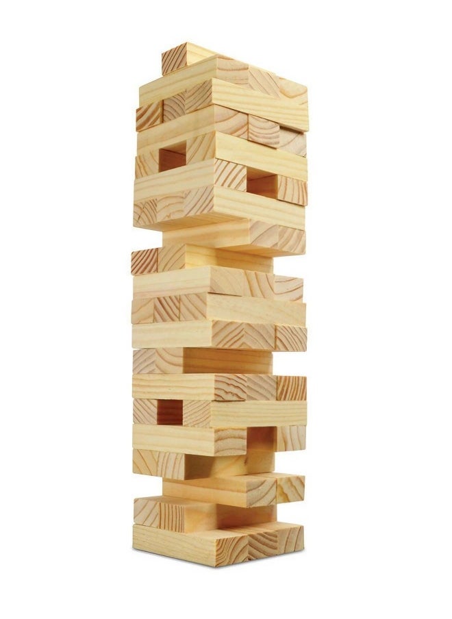 Merchant Ambassador Classic Games Wooden Tumblin Tower Set (48 Blocks)