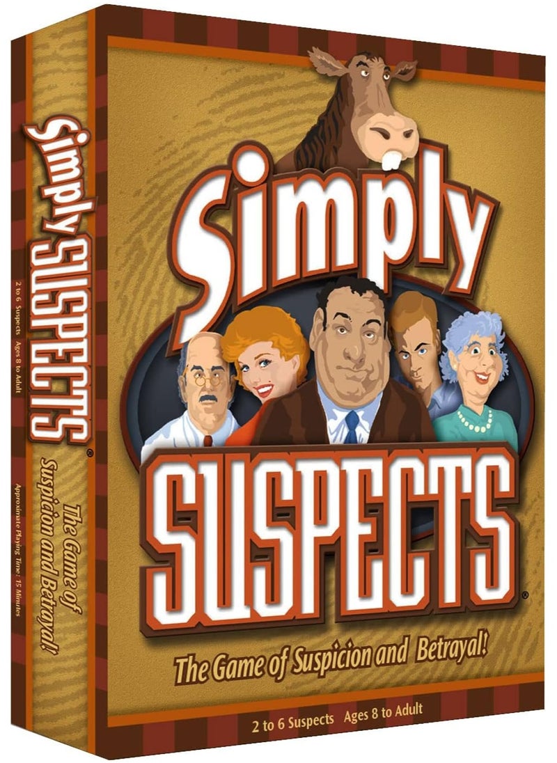 Simply Suspects - Strategy Board Game - from Spy Alley