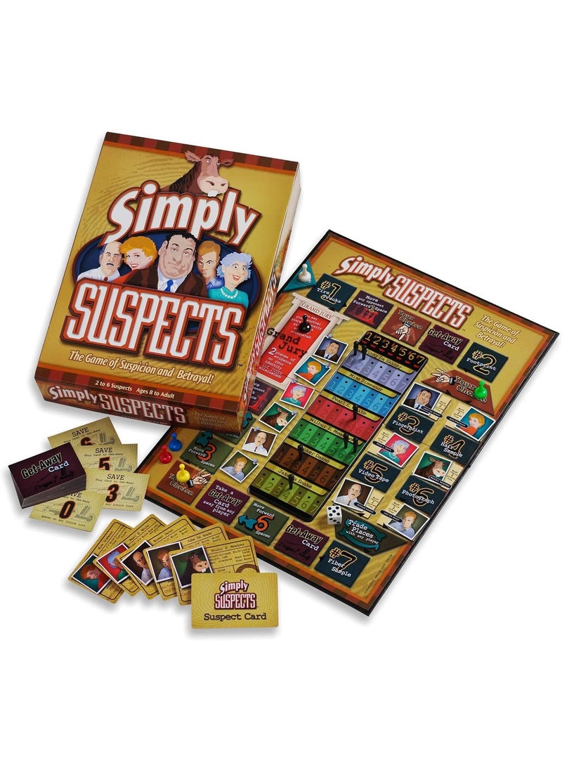 Simply Suspects - Strategy Board Game - from Spy Alley