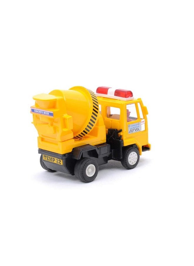 Centy Toys Plastic Pull Back Concrete Mixer, Number Of Pieces: 1, Yellow - Kids