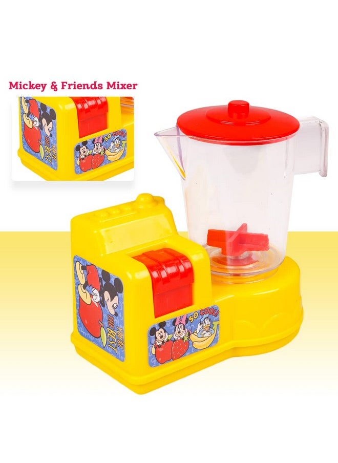 Ratna's Disney Mickey & Friends Themed Toy Mixer | Real Operating Plastic Kitchen Toy Mixer for Kids