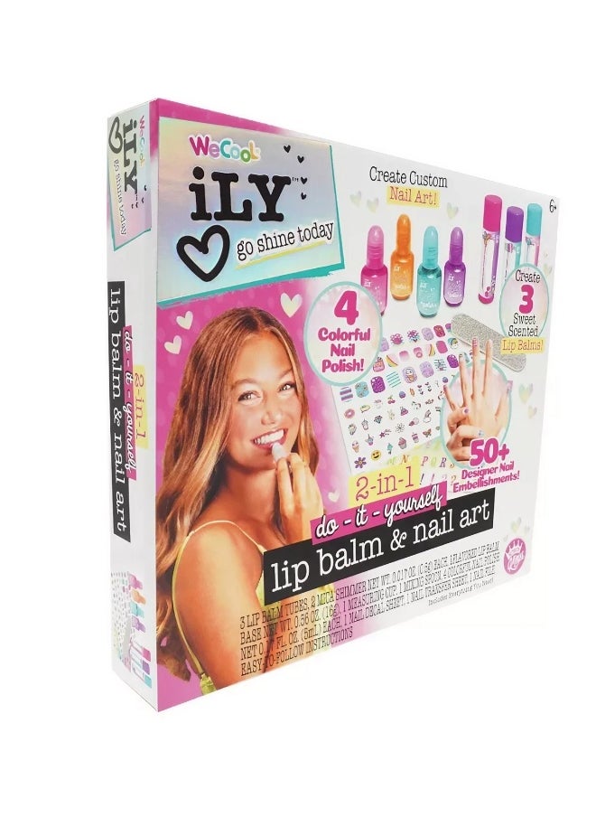 WeCool iLY DIY Lip Balm and Nail Art Set