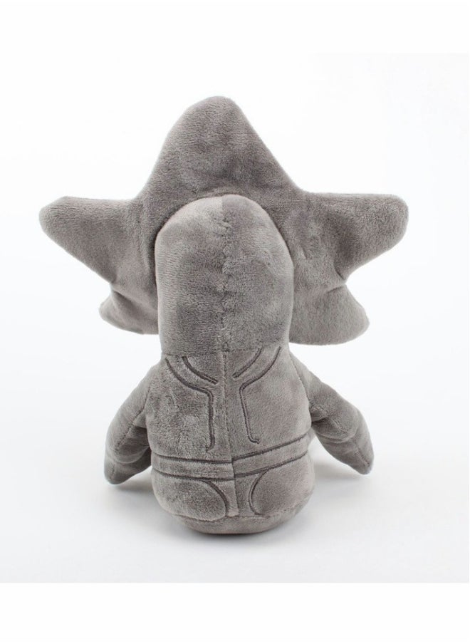 Demo Gorgon Plush Cute Cartoon Stranger Stuffed Animals Monster Horror Stranger Plushies Birthdays for Kids and Fans (Grey)