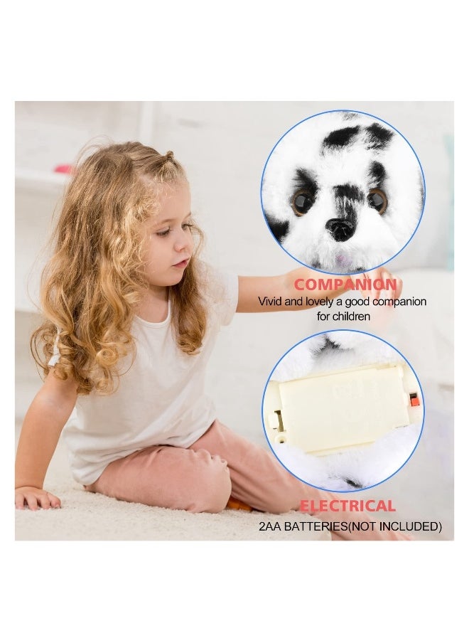 Plush Interactive Toy, Electronic Pet, Plush Golden Retriever Toy Puppy Electronic Interactive Pet Dog, Can Walking, Barking, Tail Wagging, Stretching, Companion Animal for Kids (Dalmatians)