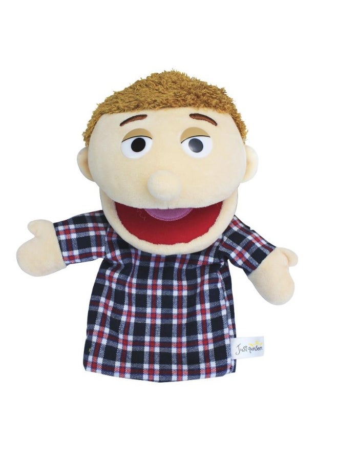 6 Pcs Family Children's Puzzle Plush Toy Doll Kindergarten Storytelling Hand Puppet