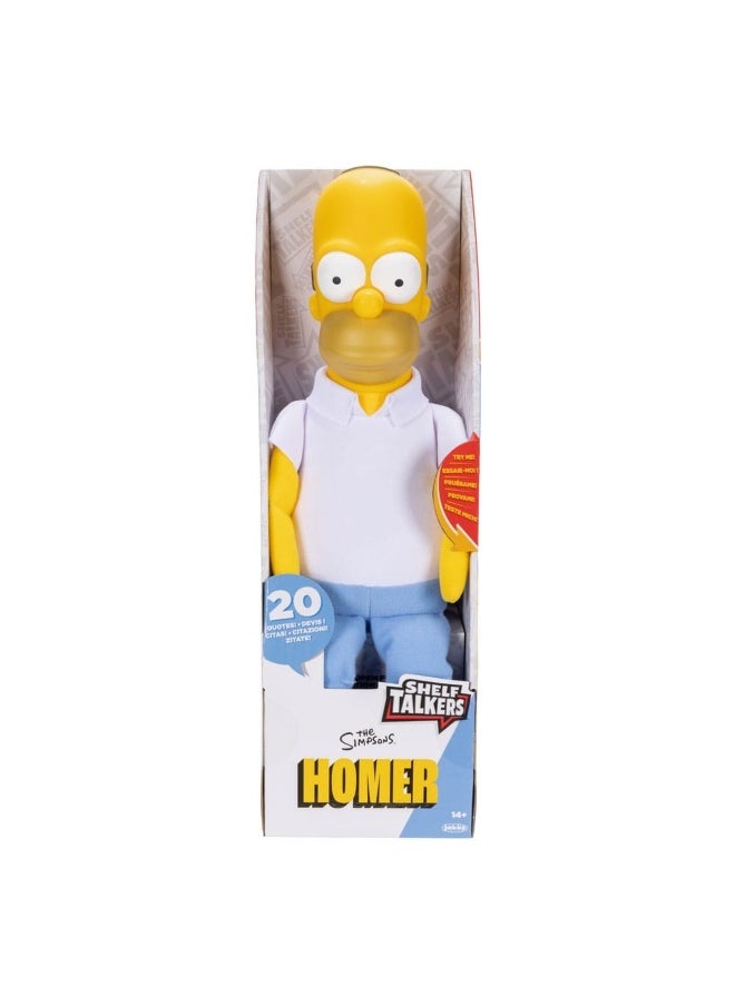 Jakks Shelf Talkers The Simpsons Homer Simpsons Talking Plush Doll (30 cm)