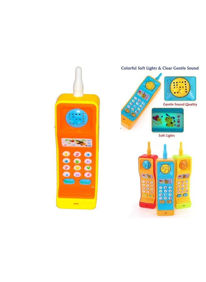 Light And Sound Cordless Musical Phone Toy For Kids