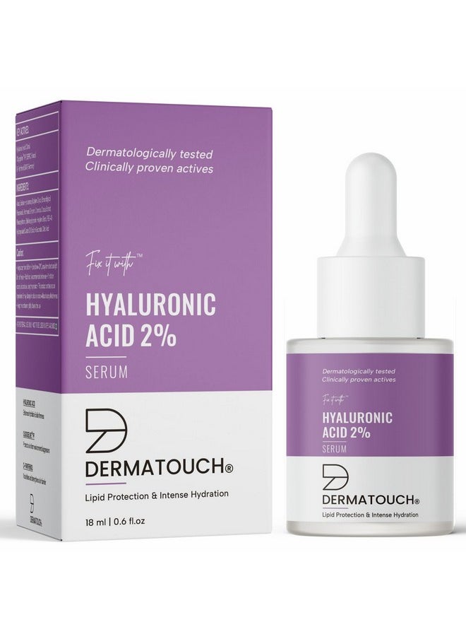 Hyaluronic Acid 2% Serum | For Intense Hydration, Glowing Skin | Specially For Dry Skin | For Both Men & Women | 18Ml