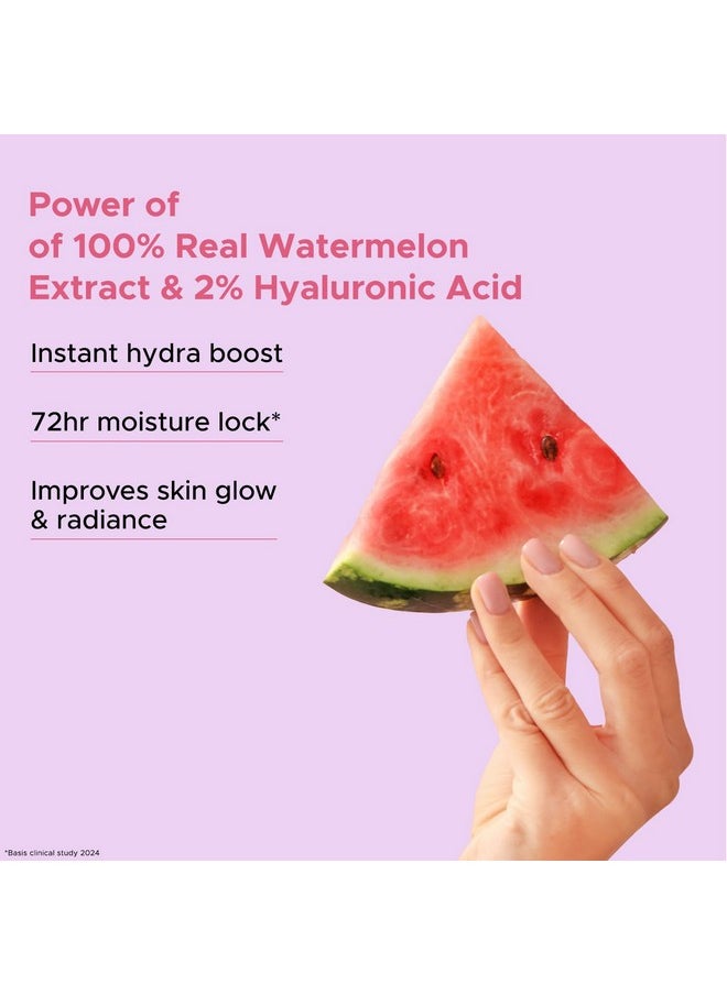 2% Hyaluronic Acid Watermelon Burst Glow Face Serum For Intense Hydration For Women 10Ml