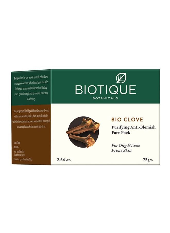 Pack Of 2 Bio Clove Face Pack And Bio Papaya Scrub Set