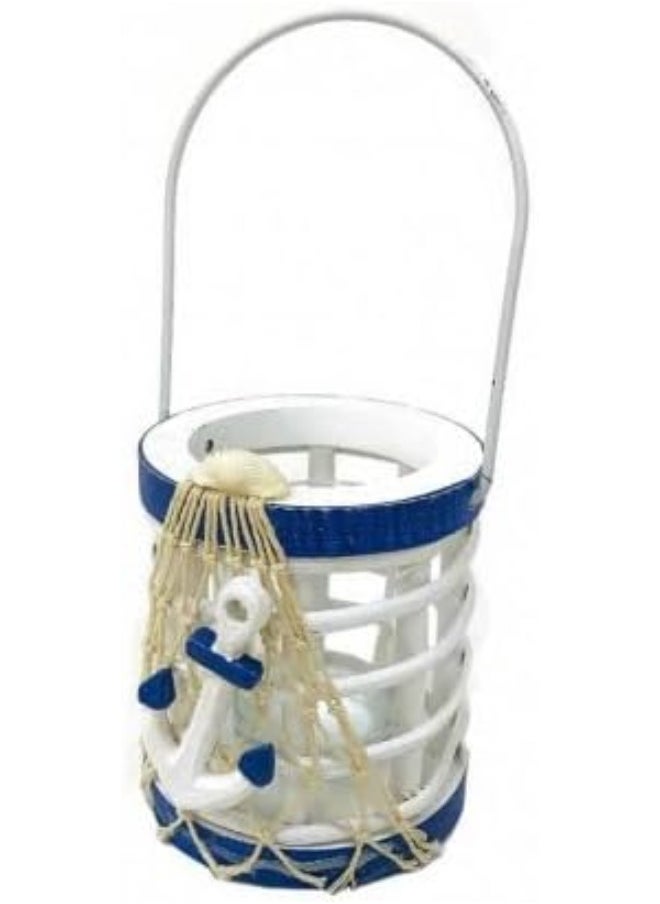FAB D'COR Nautical Tealight Candle Holder, Sea Tealight Holder Center Glass (1 pcs) 4 Design
