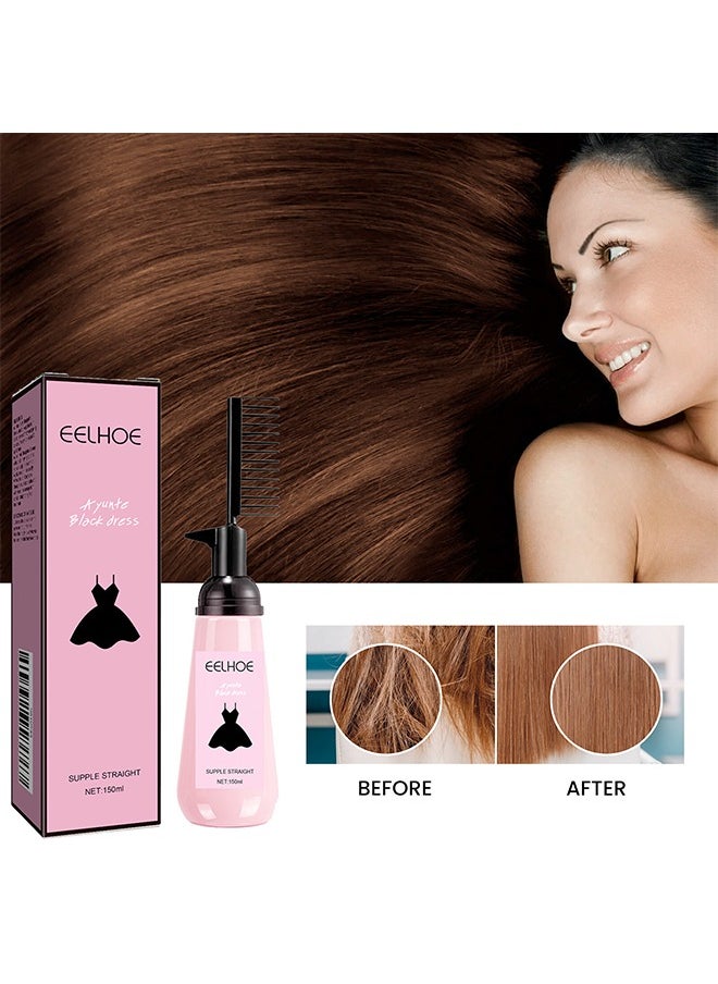 3-Second Treatment for Smooth, Nourishing Hair - (150ml) 2023 New Straightening Cream with Comb, Effective in Just 3 Seconds for Dry Hair