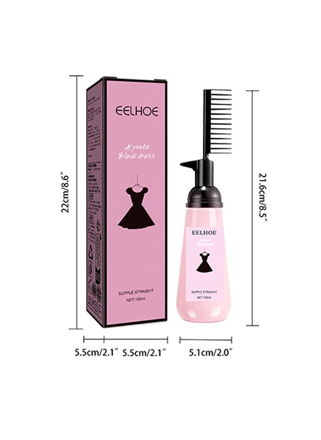 3-Second Treatment for Smooth, Nourishing Hair - (150ml) 2023 New Straightening Cream with Comb, Effective in Just 3 Seconds for Dry Hair