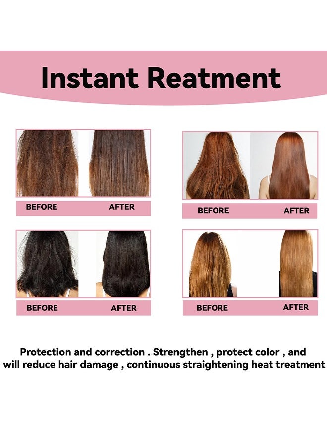 3-Second Treatment for Smooth, Nourishing Hair - (150ml) 2023 New Straightening Cream with Comb, Effective in Just 3 Seconds for Dry Hair
