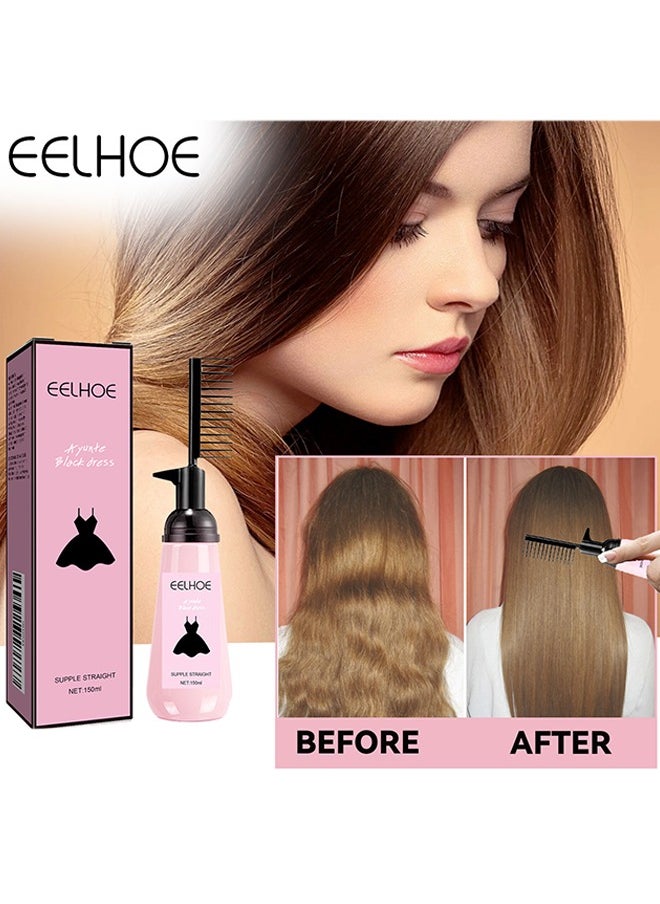 3-Second Treatment for Smooth, Nourishing Hair - (150ml) 2023 New Straightening Cream with Comb, Effective in Just 3 Seconds for Dry Hair