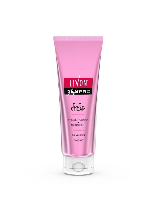 Style Pro Curl Cream For Curly Coily & Wavy Hair | | Curl Defining Cream For Intense Hydration & Nourishment | Leave In Cream With Shea Butter & Avocado | 100Ml