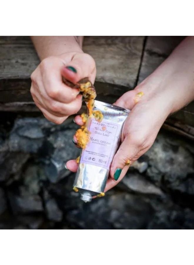 Soap&Friends Passionfruit Hand Cream 80ml – Tropical Moisturizer with 20% Organic Shea Butter – Natural, Cruelty-Free Hand Cream