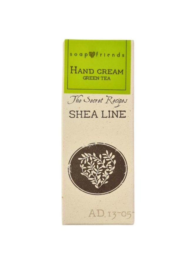 Soap&Friends Green Tea Hand Cream 80ml – Antioxidant-Rich Moisturizer with 20% Organic Shea Butter – Skin Protection, Natural & Cruelty-Free Formula