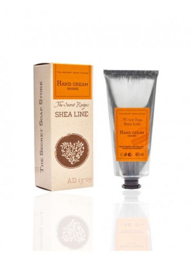 Soap&Friends Orange Hand Cream 80ml – Citrus Burst Moisturizer with 20% Organic Shea Butter – Vitamin-Boosted, Natural & Cruelty-Free